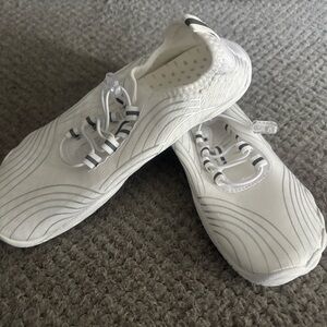 White Barefoot Sneakers